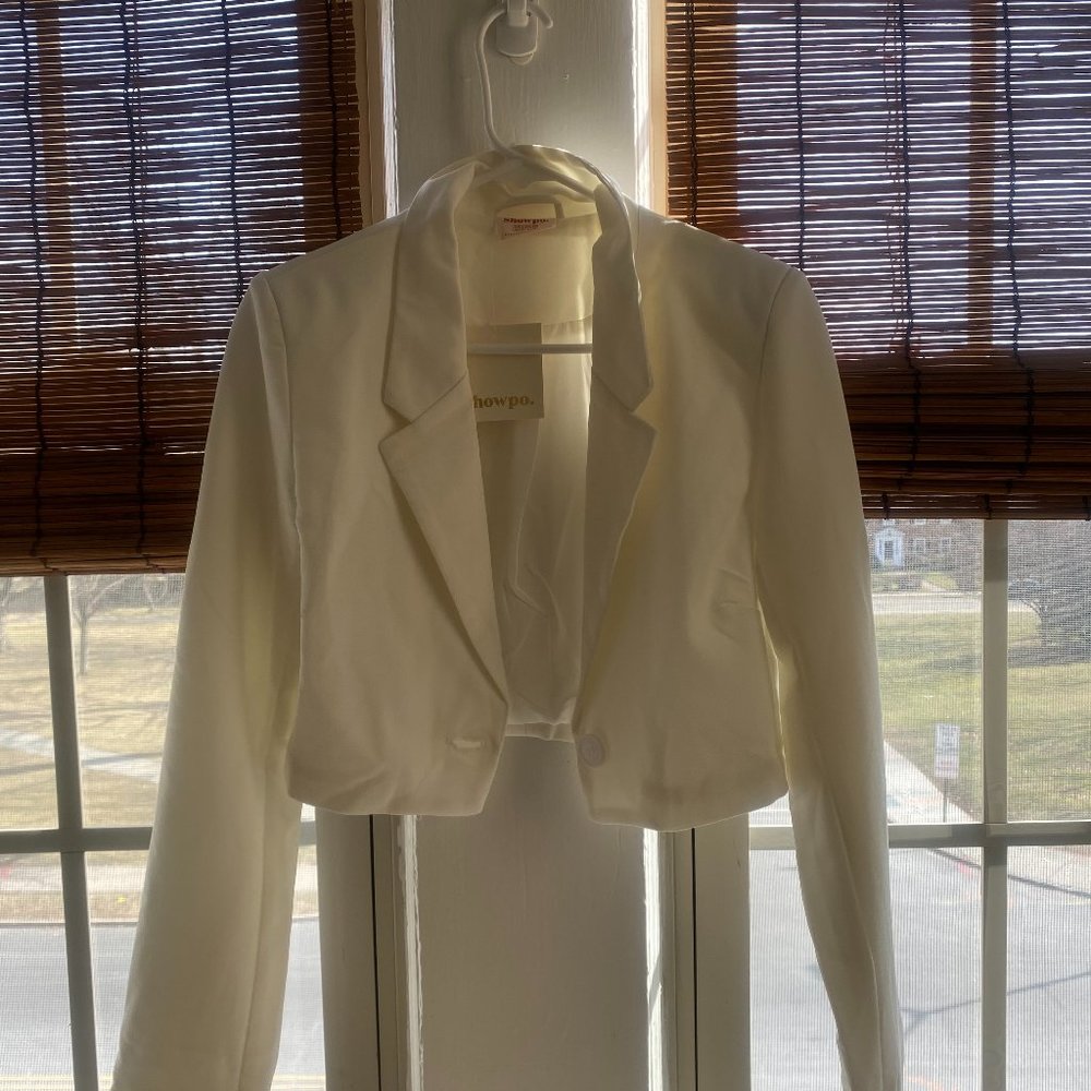 ShowPo Cropped Blazer and Skirt Set Size 6 (1/2)